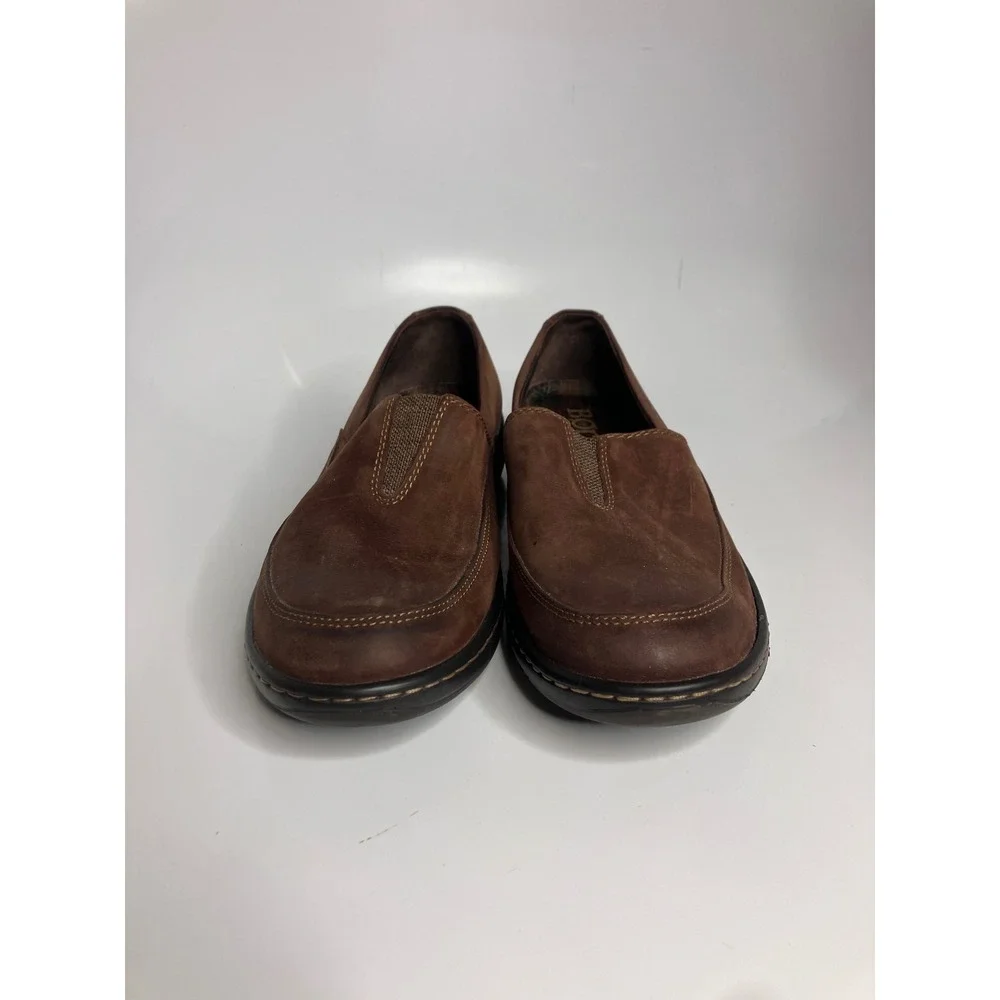 Born Loafers Womens 9 Brown Good Leather Slip On Comfort F49523